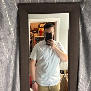 Goodman Brand Men's XL button down shirt sleeve dress shirt